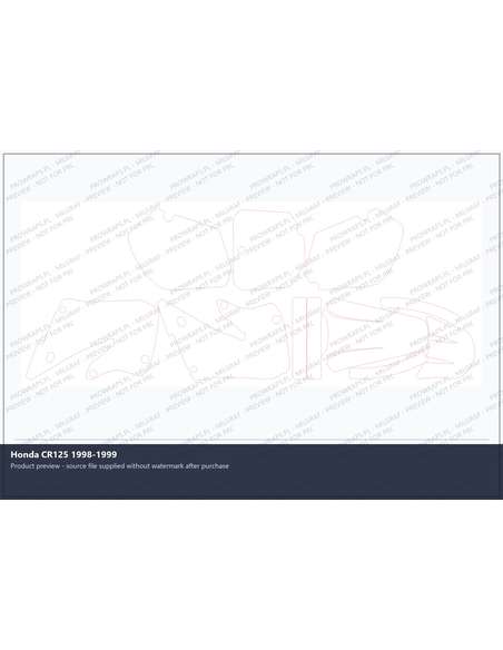 PPF Template - Honda CR125 1998-1999