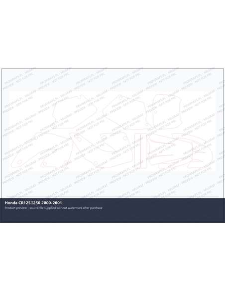 PPF Template - Honda CR125250 2000-2001