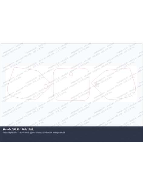 PPF Template - Honda CR250 1988-1989