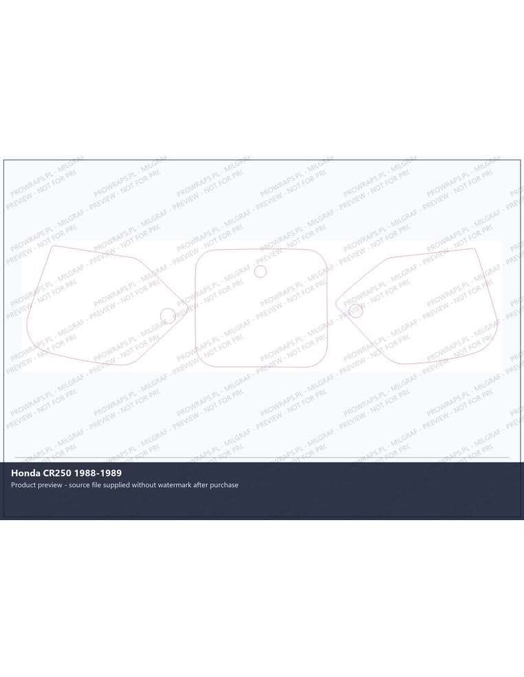 PPF Template - Honda CR250 1988-1989