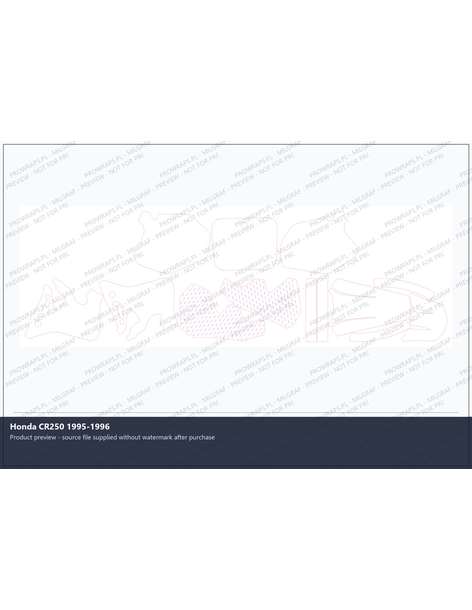 PPF Template - Honda CR250 1995-1996