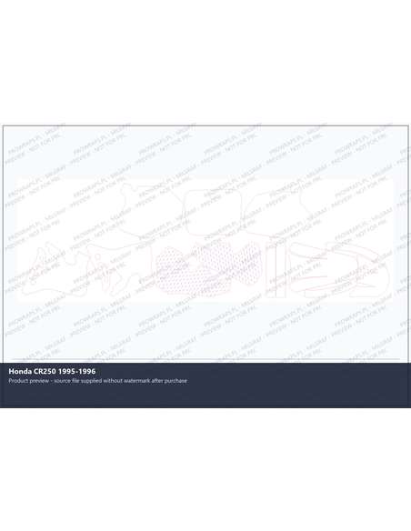 PPF Template - Honda CR250 1995-1996