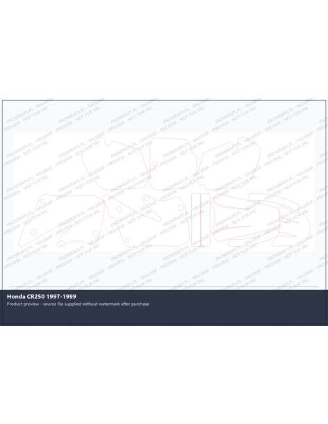 PPF Template - Honda CR250 1997-1999