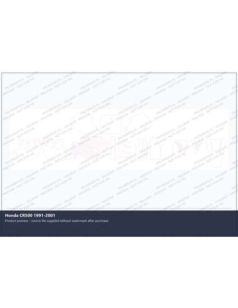 PPF Template - Honda CR500 1991-2001