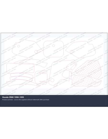 PPF Template - Honda CR80 1990-1995