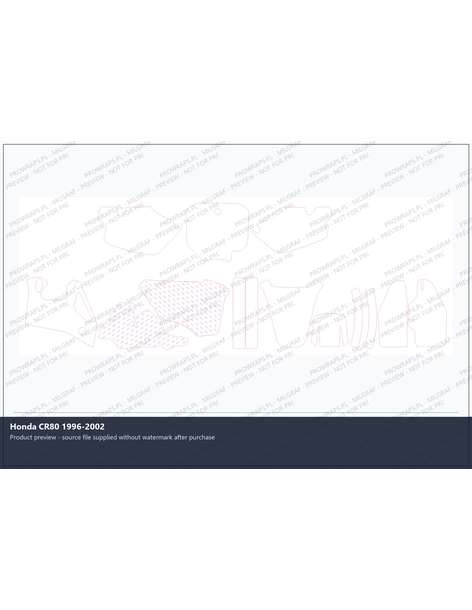 PPF Template - Honda CR80 1996-2002