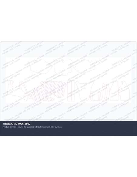 PPF Template - Honda CR80 1996-2002