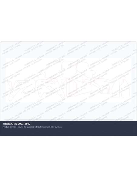 PPF Template - Honda CR85 2003-2012