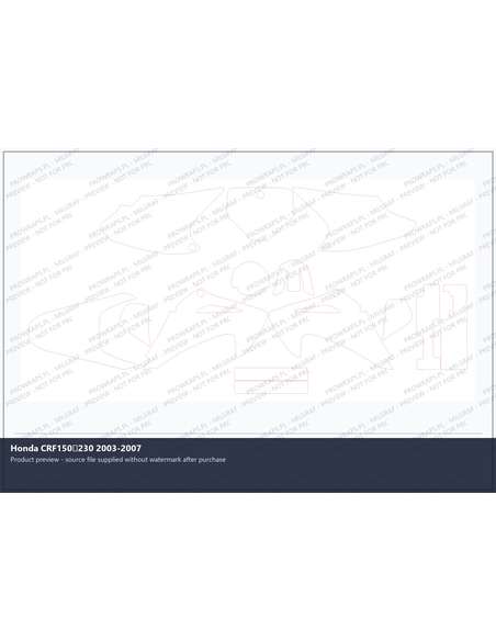 PPF Template - Honda CRF150230 2003-2007