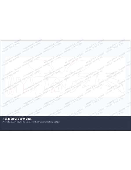 PPF Template - Honda CRF250 2004-2005
