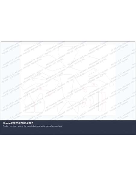 PPF Template - Honda CRF250 2006-2007