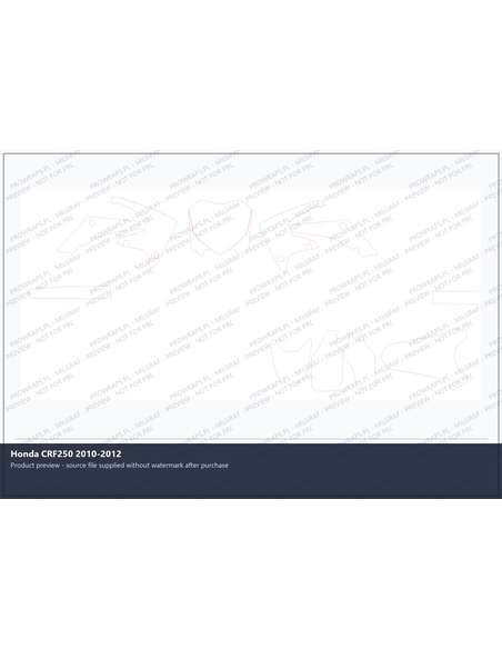 PPF Template - Honda CRF250 2010-2012