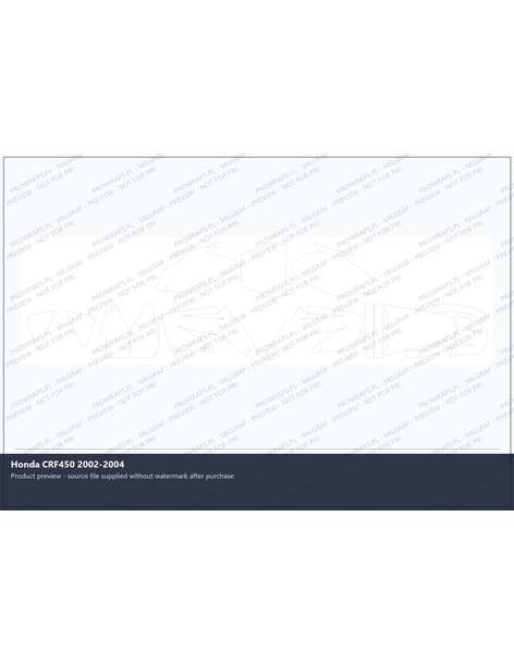PPF Template - Honda CRF450 2002-2004