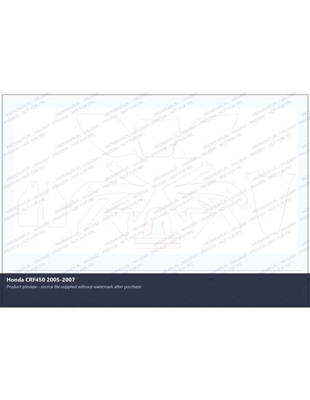 PPF Template - Honda CRF450 2005-2007