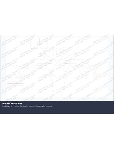 PPF Template - Honda CRF450 2008