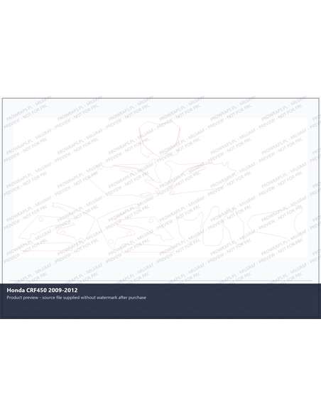 PPF Template - Honda CRF450 2009-2012