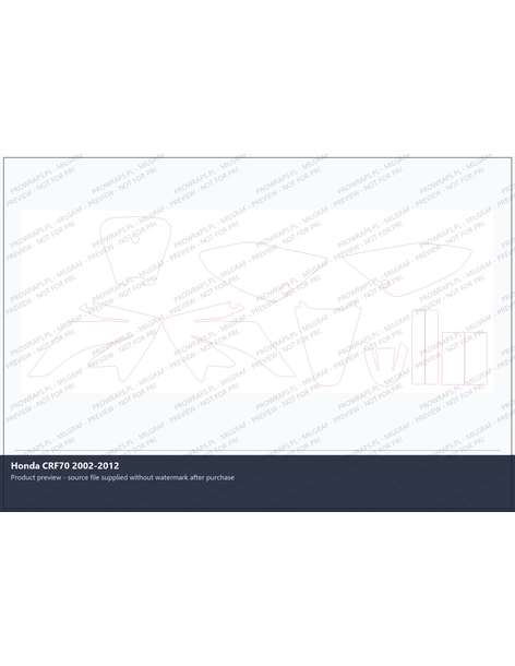 PPF Template - Honda CRF70 2002-2012
