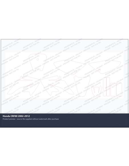 PPF Template - Honda CRF80 2002-2012