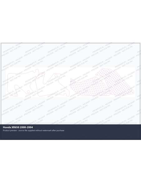 PPF Template - Honda XR650 2000-2004