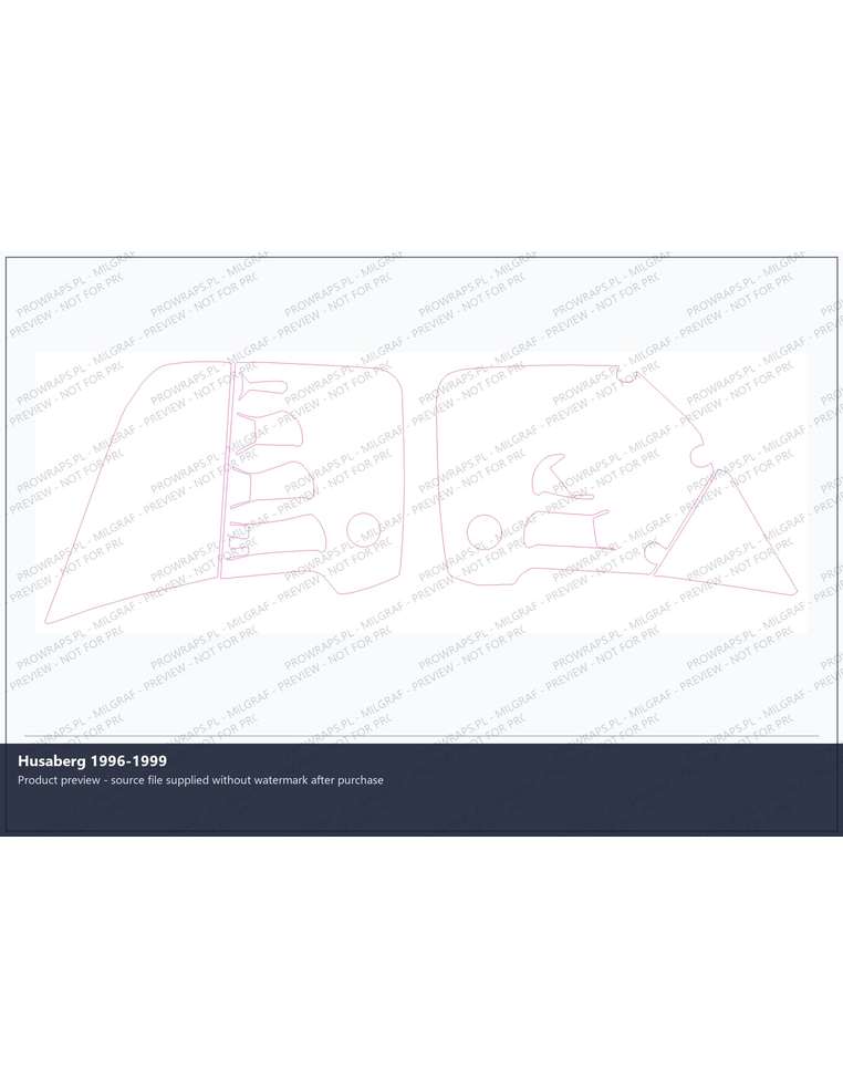 PPF Template - Husaberg 1996-1999