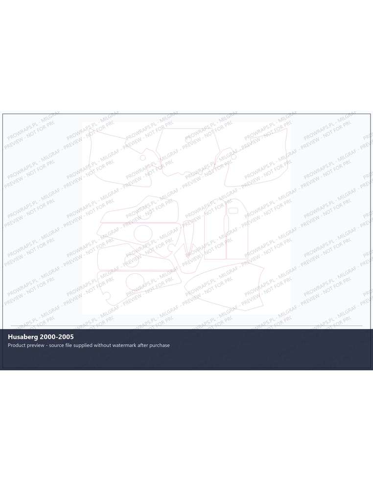 PPF Template - Husaberg 2000-2005