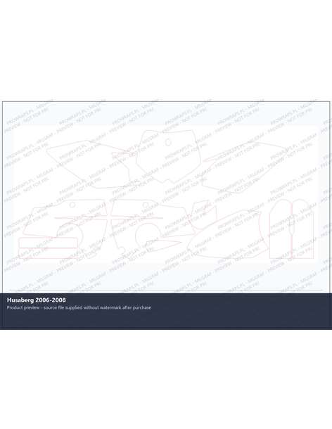 PPF Template - Husaberg 2006-2008