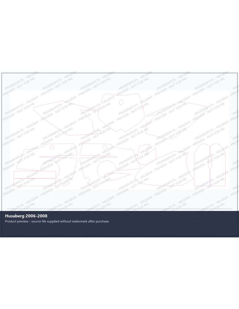 PPF Template - Husaberg 2006-2008