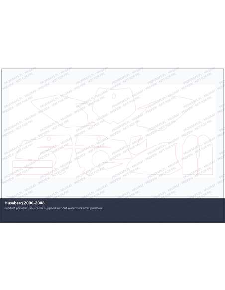 PPF Template - Husaberg 2006-2008