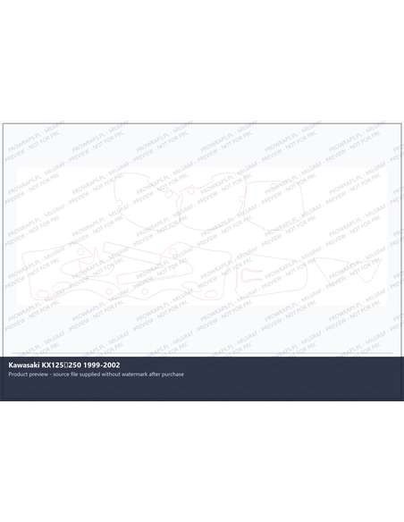 PPF Template - Kawasaki KX125250 1999-2002
