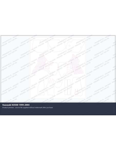 PPF Template - Kawasaki KX500 1999-2004