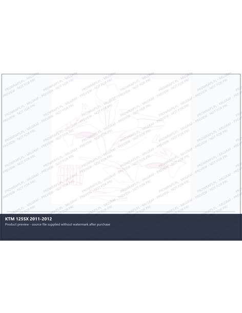 PPF Template - KTM 125SX 2011-2012