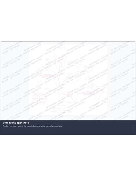 PPF Template - KTM 125SX 2011-2012
