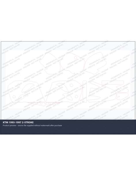 PPF Template - KTM 1993-1997 2-STROKE