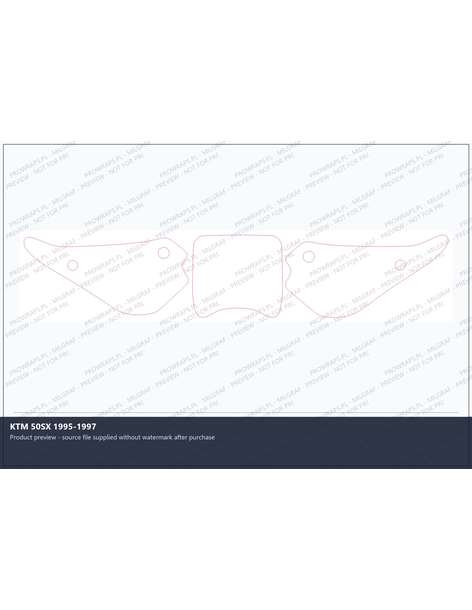 PPF Template - KTM 50SX 1995-1997