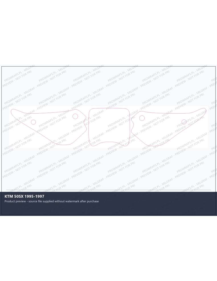 PPF Template - KTM 50SX 1995-1997