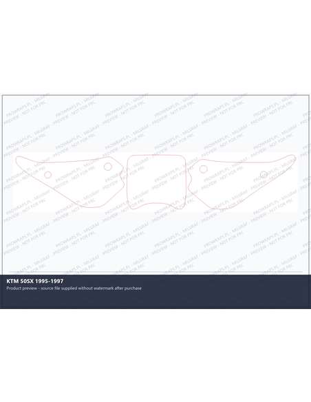 PPF Template - KTM 50SX 1995-1997