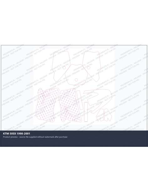 PPF Template - KTM 50SX 1998-2001