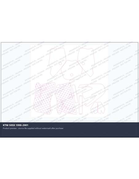 PPF Template - KTM 50SX 1998-2001
