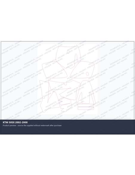 PPF Template - KTM 50SX 2002-2008