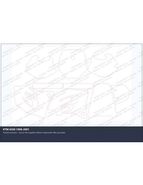 PPF Template - KTM 65SX 1998-2001