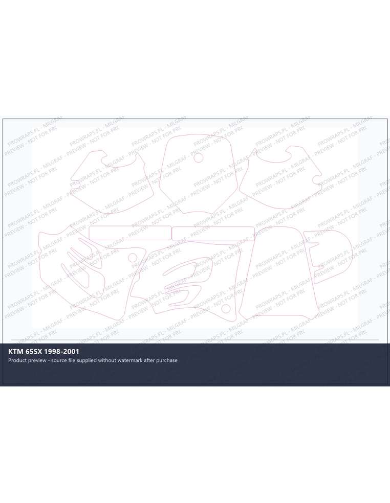 PPF Template - KTM 65SX 1998-2001
