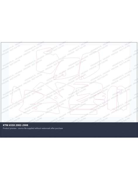 PPF Template - KTM 65SX 2002-2008