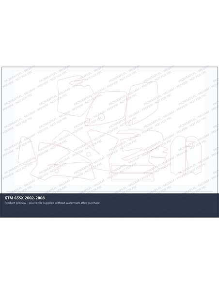 PPF Template - KTM 65SX 2002-2008