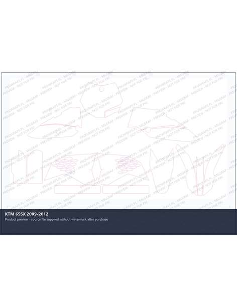 PPF Template - KTM 65SX 2009-2012