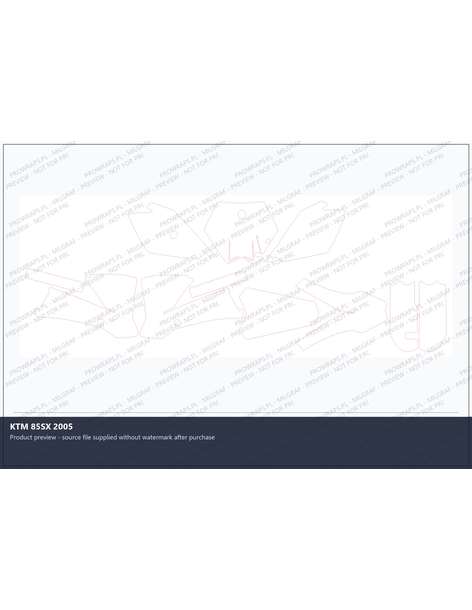 PPF Template - KTM 85SX 2005