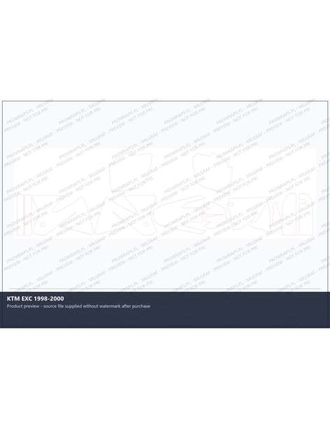 PPF Template - KTM EXC 1998-2000