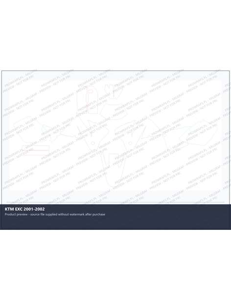 PPF Template - KTM EXC 2001-2002