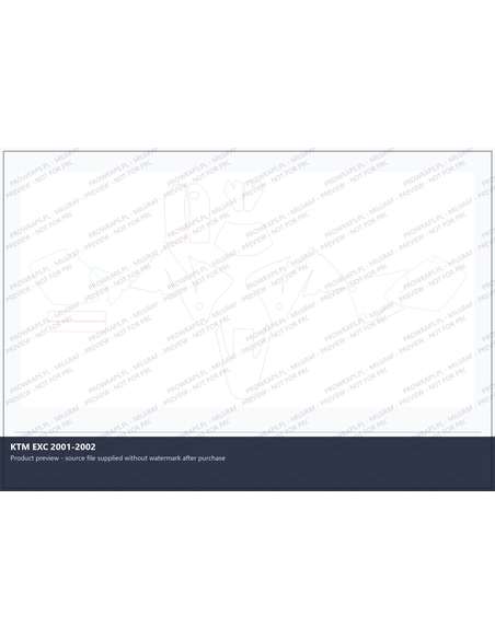 PPF Template - KTM EXC 2001-2002