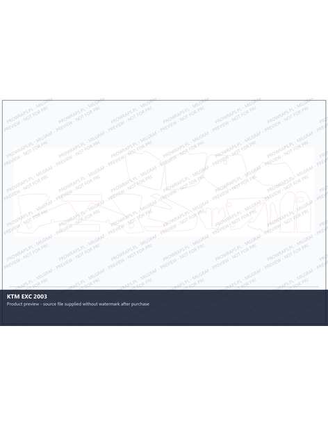 PPF Template - KTM EXC 2003