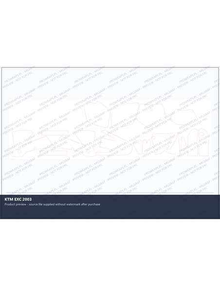 PPF Template - KTM EXC 2003